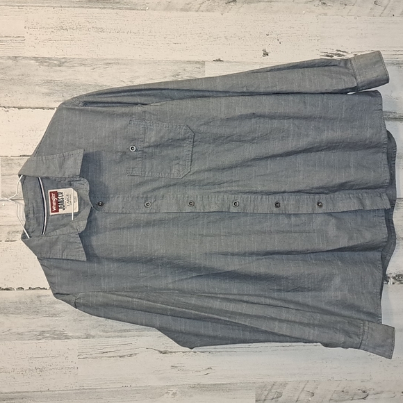 1104 Wrangler Jeans Co Button Up Shirt - Picture 1 of 4